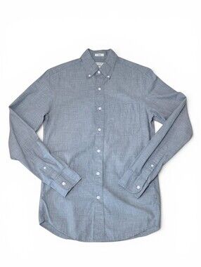 J.Crew Slim Fit Oxford Button Down Shirt Grey Men's Size XS
